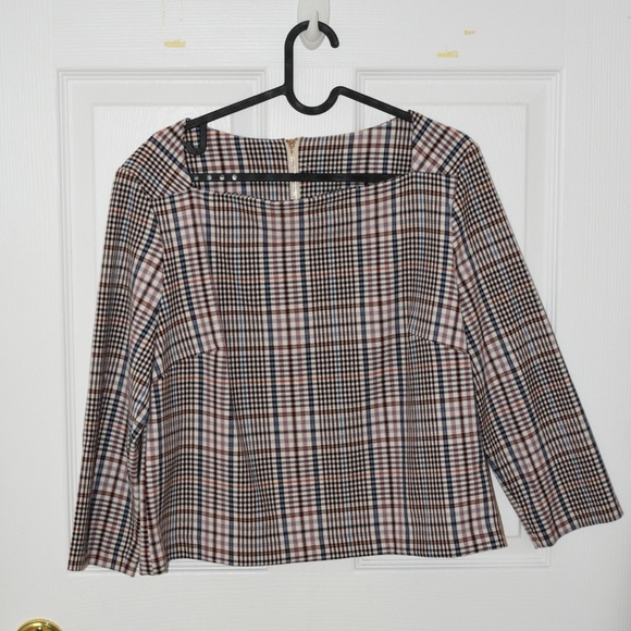 Belle Vere Women’s plaid/tartan top - Picture 1 of 2